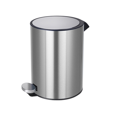Buy Fingerprint Proof Pedal Trash Bin , Metal Kitchen Trash Can With Foot Pedal online manufacture