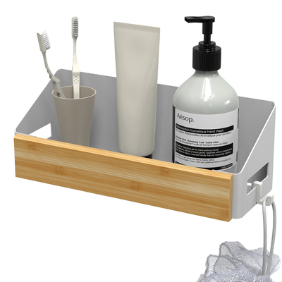 Buy Metal Household Shower Caddy For Wall Mounting Multifunctional Bathroom Corner Rack online manufacture
