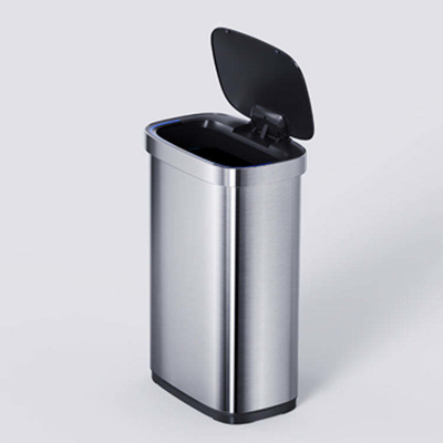 Buy Rectangle Household Smart Sensor Bin Induction Type  Automatic Trash Can online manufacture