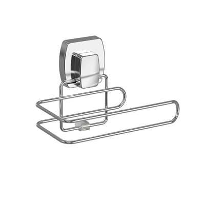 Buy Bathroom Organizer Wall Mounted Suction Cup Iron Wire Rack and Stainless Steel Paper Holder online manufacture