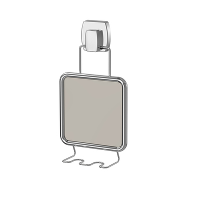 Buy Bathroom Storage Wall Mounted Iron Wire Rack with Suction Cup and Mirror Placement online manufacture