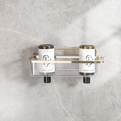 Buy Metal Suction Cup Bathroom Shelf Corner Rack Single Tier Wall Mounted Type online manufacture