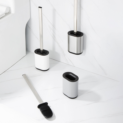 Buy TPR 2.0 Stainless Steel Toilet Cleaning Brush And Holder Set Modern Design online manufacture