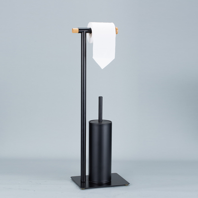 Buy Metal Cup Standing Bathroom Toilet Brush And Holder Customized Logo online manufacture