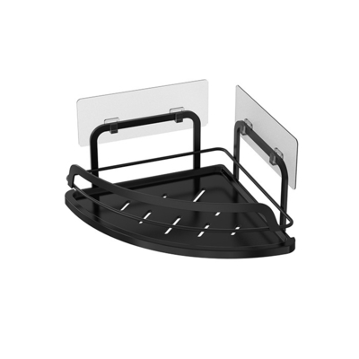 Buy Stainless Steel Wall Mounted Shower Caddy Non-Folding Iron Wire Rack with Suction Cup online manufacture
