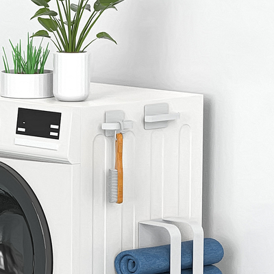 Buy Wall Mounted Washing Machine Rack Magnetic Storage Hooks for Metal Sundries online manufacture