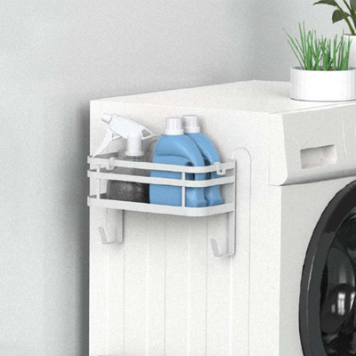 Buy Multifunctional Metal Magnetic Laundry Organizer Storage Shelf Custom Logo online manufacture