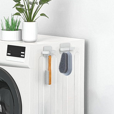 Buy Metal Japanese Bathroom Organizer Magnetic Washing Machine Organizing Rack online manufacture