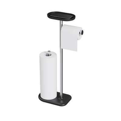Buy Multifunction Standing Bathroom Paper Holder Durable Toilet Tissue Holder online manufacture