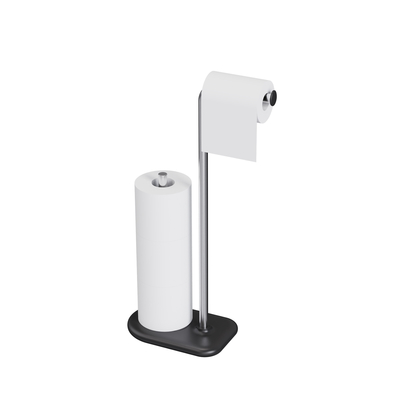 Buy Stainless Steel Compact Bathroom Paper Holder Standing Type Bathroom Tissue Holder online manufacture