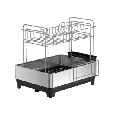 Buy Rectangle Stainless Steel Detachable Dish Rack For Organizing online manufacture