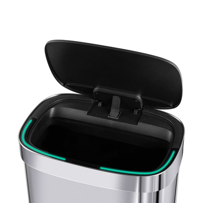 Buy Rectangle Household Smart Sensor Bin Induction Type Automatic Trash Can online manufacture