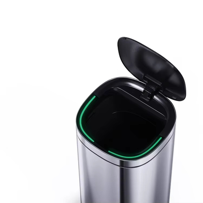 Buy Touchless Intelligent Smart Sensor Bin Trash Can Stainless Steel Sustainable Household online manufacture