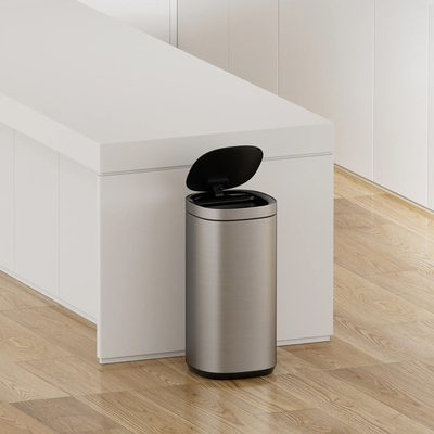 Buy Touchless Intelligent Smart Sensor Bin Trash Can Stainless Steel Sustainable Household online manufacture