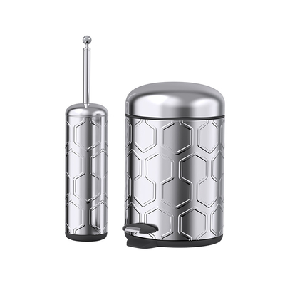 Buy Matt Finished Bathroom Waste Bin With Dispenser And Induction Type Stainless Steel Trash Can From Football Series online manufacture
