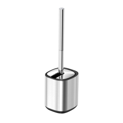 Buy Sustainable Stainless Steel Flip Lid Household Cleaning Brush And Holder For Durable Toilet Brush online manufacture
