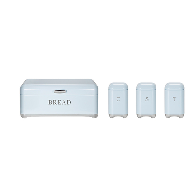 Buy Metal Bread Bin Set Crown Series Kitchen Organizer For Multifunctional Food Storage Of Bread Tea Coffee online manufacture