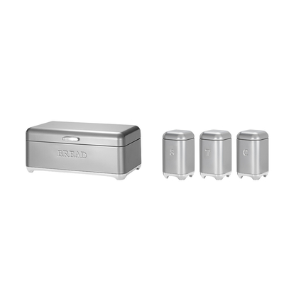 Buy Keep Your Kitchen Essentials Fresh and Organized with Crown Series Metal Bread Bin Set online manufacture