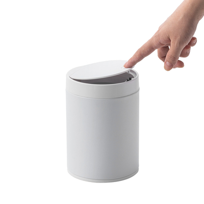 Buy Press Open 1.5L Stainless Steel Desktop Mini Trash Bin for Office and Home Waste Disposal online manufacture