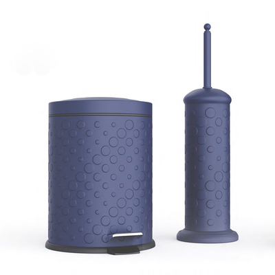 Buy Convenient Rolling Cover Foot Pedal Bin Stainless Steel Trash Can for Neat and Organized Spaces online manufacture
