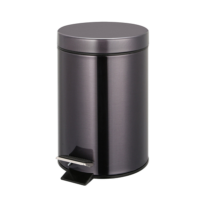 Buy Sustainable Rolling Cover Type Stainless Steel Trash Can with Foot Pedal and Sustainable Design 3L/5L/8L/12L/20L/30L online manufacture
