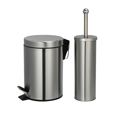 Buy Sustainable Style Rolling Cover Type 3L/5L/8L/12L/20L/30L SS Round Trash Bin with Foot Pedal Stainless Steel online manufacture