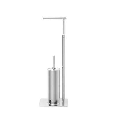 Buy Bathroom Toilet Brush with Flat Bottom and Paper Holder 18*22*67cm Cleaning Brush online manufacture
