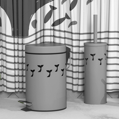 Buy Home Stainless Steel Trash Can with Foot Pedal and Rolling Cover 3L/5L/8L/12L/20L/30L Sustainable Design online manufacture