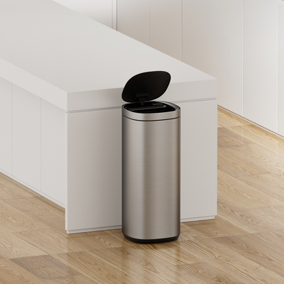Buy STANDING Structure 50L Stainless Steel Motion Sensor Household Trash Bin for Smart and Stylish Waste Disposal online manufacture