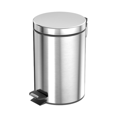 Buy Kitchen Household Garbage Cans Sustainable 3L/5L/12L/20L/30L Standing Stainless Steel Dustbin with Soft Close and Foot Pedal online manufacture