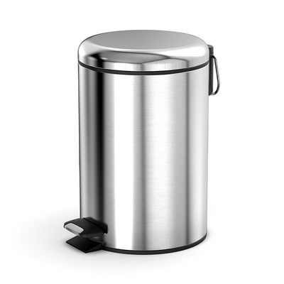 Buy 3L/5L/12L/20L/30L Sustainable Pedal Stainless Steel Foot Pedal Bin for Kitchen Household Bowl lid Trash Can Soft Close online manufacture