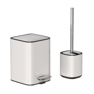 Buy Rolling Cover Type 3L 5L Defender Series Stainless Steel Soft Close Rectangle Trash Can for Bathroom Waste Bin online manufacture
