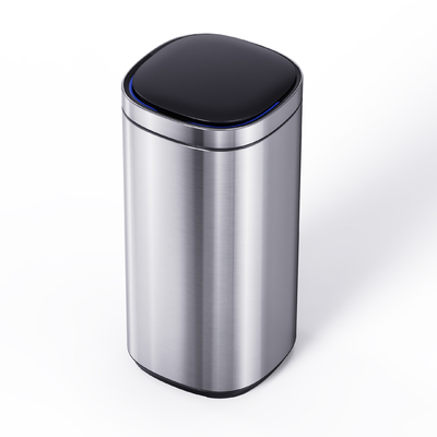 Buy STANDING 12L 30L 40L 50L Big capacity Household Stainless Steel Smart Sensor bin Automatic trash can online manufacture