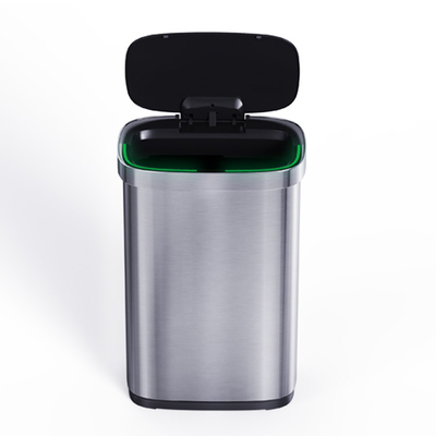 Buy Home Stainless Steel Garbage Bin with Automatic Sensor and Batteries Required Customized Smart Trash Bin online manufacture