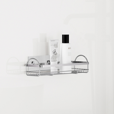 Buy stainless steel Easy Install Wall-Mounted Shower Caddy Space-Saving Organizer Rack for Bathroom shower organizers online manufacture