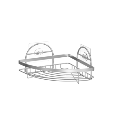 Buy Easy Install No-Drilling Wall-Mounted Shower Caddy Stainless Steel Corner Shower Rack For Bathroom online manufacture