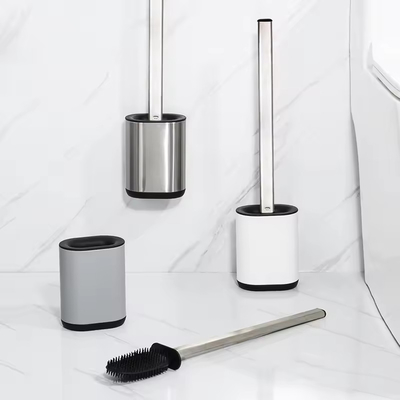 Buy TPR 2.0 Stainless Steel Toilet Cleaning Brush And Holder Set Modern Design online manufacture