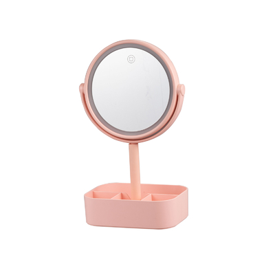 Buy Plastic Led Light Makeup Mirror With Animal Ears And Jewelry Organizer Box online manufacture
