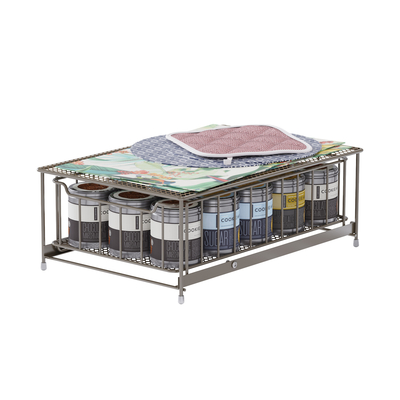 Buy Keep Kitchen Tidy With Rectangular Under Sink Organizer Sliding Storage Basket online manufacture