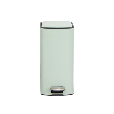 Buy Stainless Steel 11.5L Soft Close Square Pedal Trash Bin for Living Room and Office Sustainable Material online manufacture