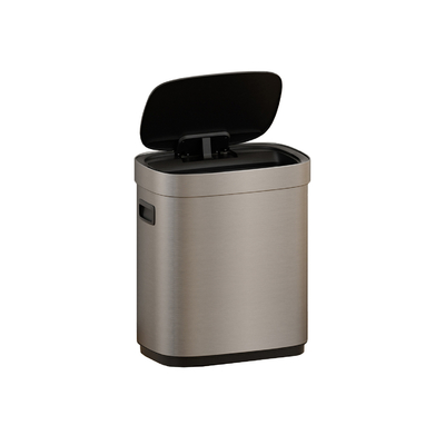 Buy Household Batteries Required Automatic Touchless Smart Infrared Sensor Waste Bin Kitchen Stainless Steel Trash Can Garbage Bins online manufacture