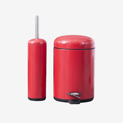 Buy Custom Logo 5L Stainless Steel Pedal Bin for Waste Management in Round Shape online manufacture