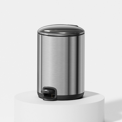 Buy Pedal Stainless Steel Trash Can 3L 5L 12L 20L 30L for Home Bathroom Kitchen online manufacture