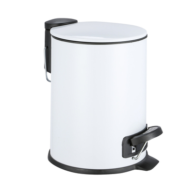 Buy Foot Pedal Structure 3L/5L/12L/20L/30L BSCI Household Pedal Bin Round Stainless Steel Trash Bin With Thin Lid online manufacture