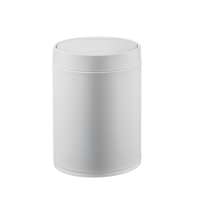 Buy 3L Stainless Steel Desktop Touch Top Trash Can Round With Rolling Cover online manufacture