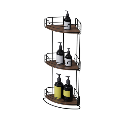 Multi-function Standing Type Iron Wire Bathroom Organizer Stainless Steel Shower Rack