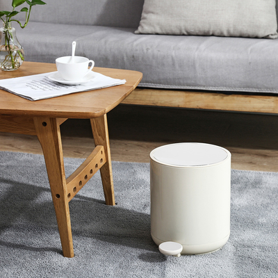 Contemporary Living Room Organizer Step On Garbage Can With Soft Close