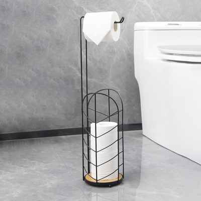 Modern Metal Bathroom Shower Caddy Toilet Tissue Holder With Dispenser