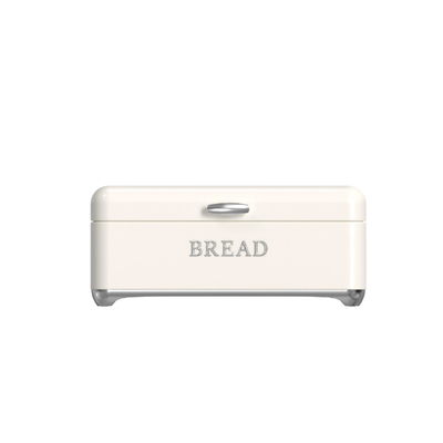 Party Occasion Square Metal Bread Bin Set , Stainless Steel Kitchen Bread Box