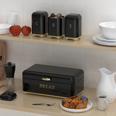 Multifunction Kitchen Counter Top Bread Box Bread Tin Storage Keep Fresh